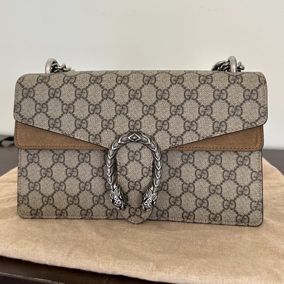 Gucci GG Supreme Monogram Medium Dionysus Shoulder Bag - Picture 1 of 5